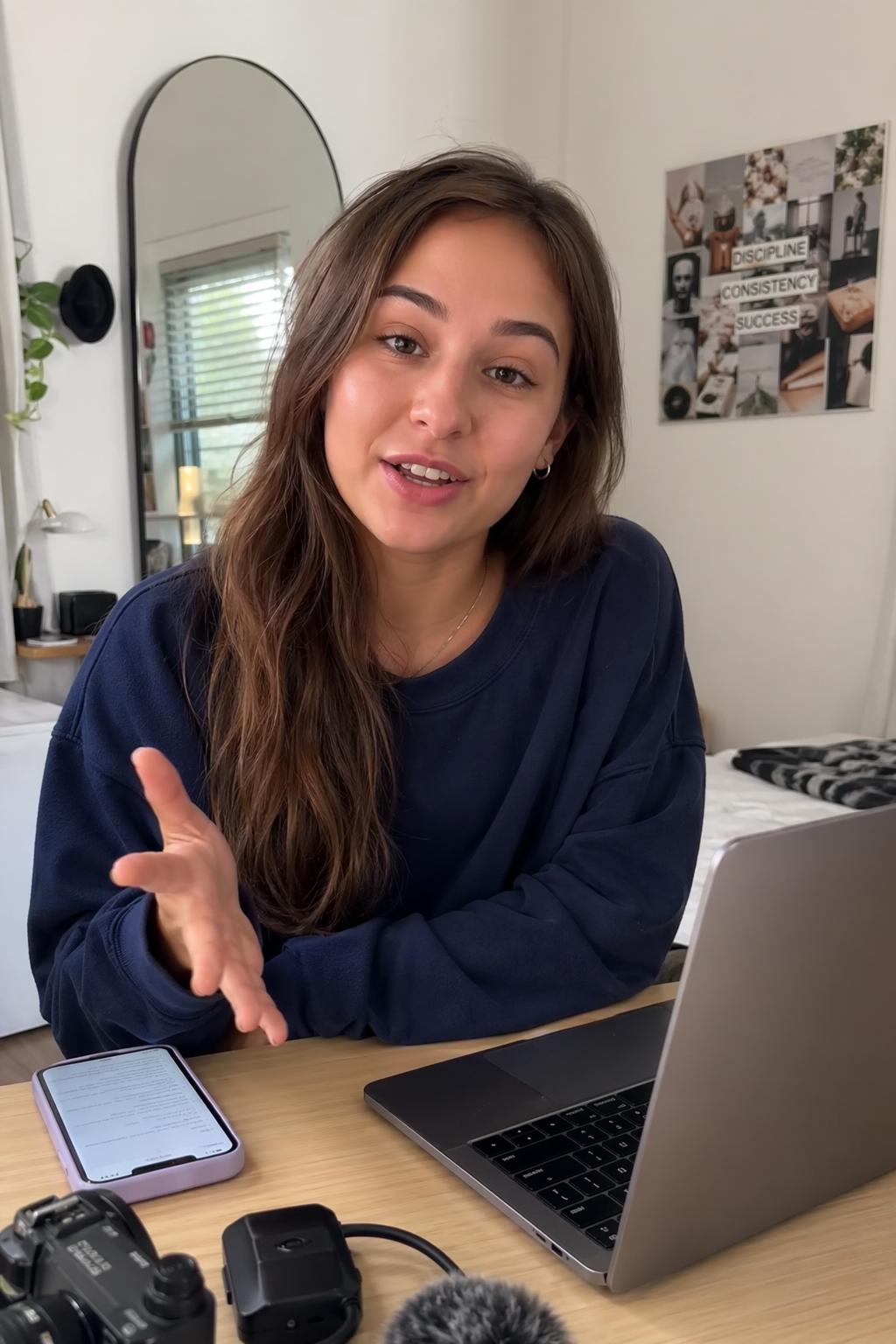 Разговорный talking-head промо-ролик креатора о платформах для paid UGC