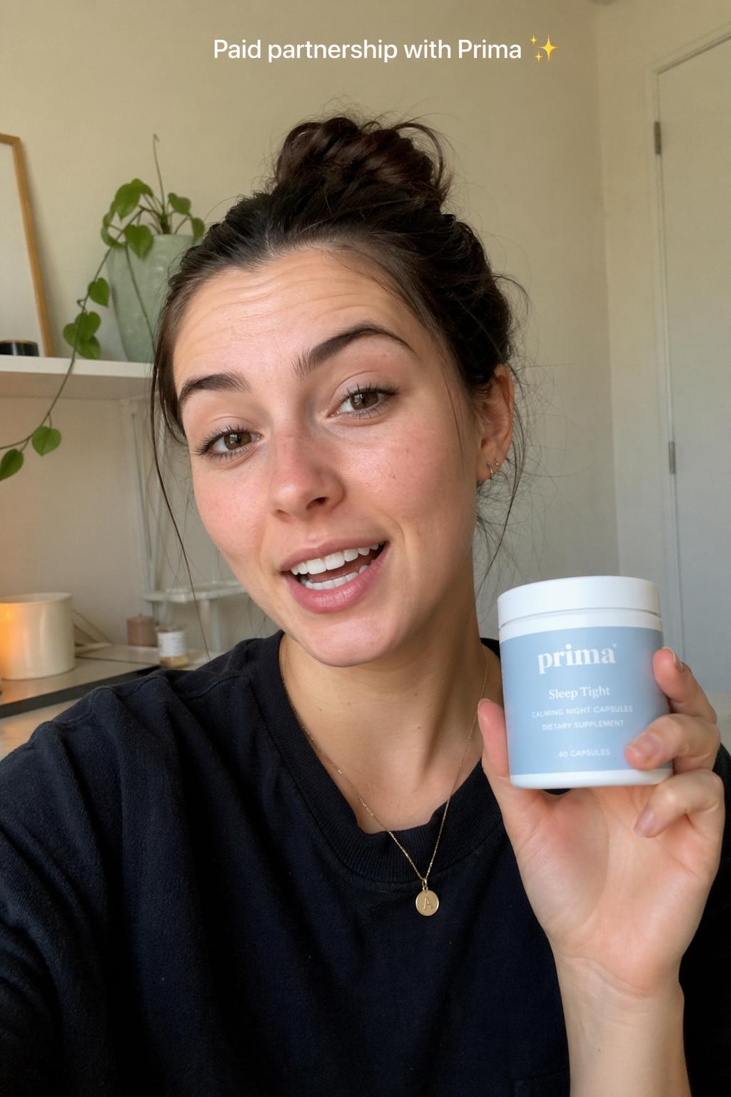 Talking-Head-Ad eines Creators für eine Markenkooperation