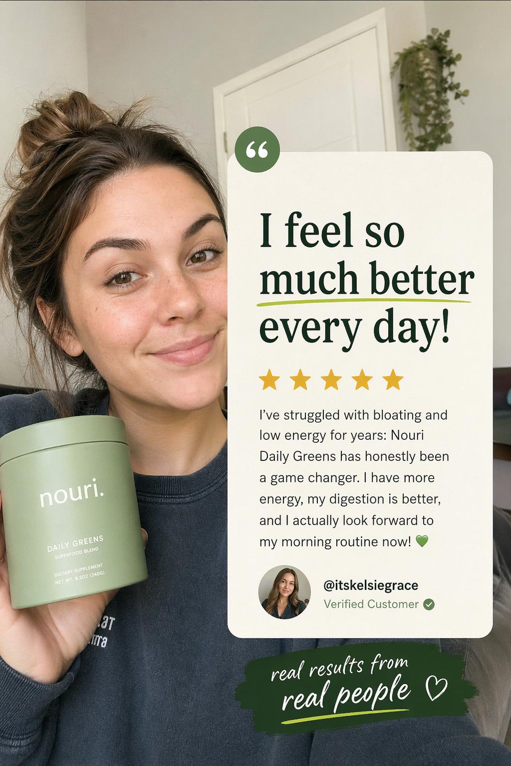 Kundenbewertungs-Story-Card mit Social Proof