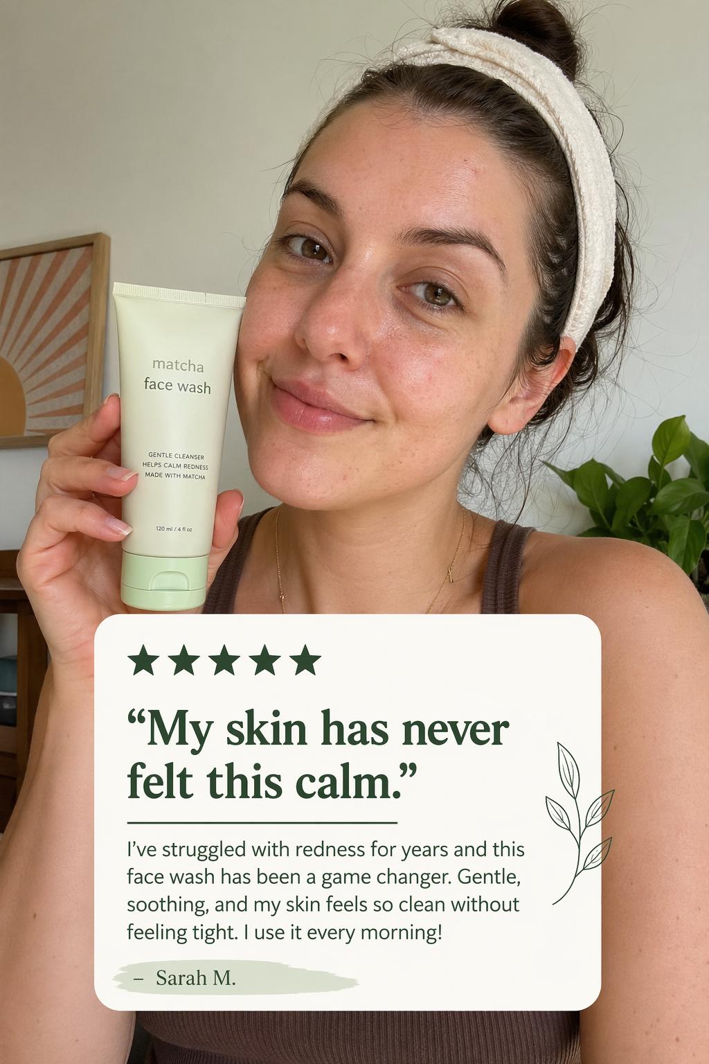 Kundenstimmen-Karte mit echtem Nutzerfoto