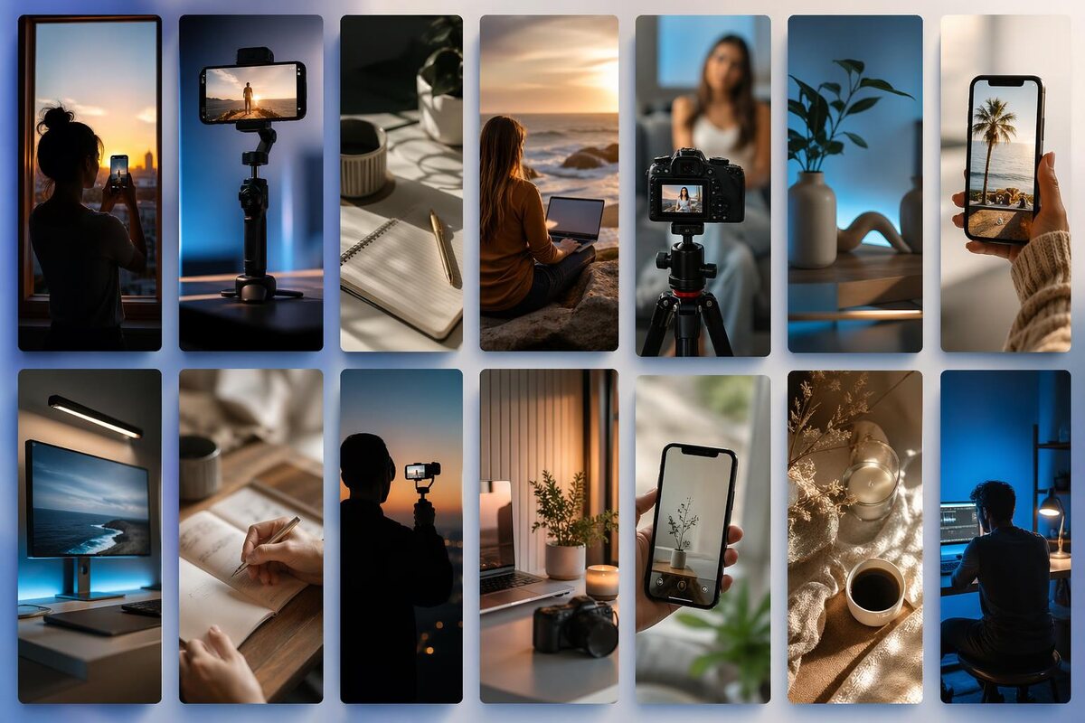 Beste vertikale GPT Image 2 Prompts im Format 9:16 für Creator